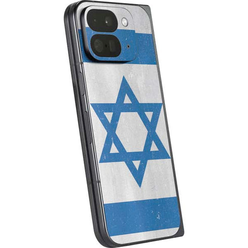 Israel Flag Distressed Google Pixel 9 Pro Fold Skin
